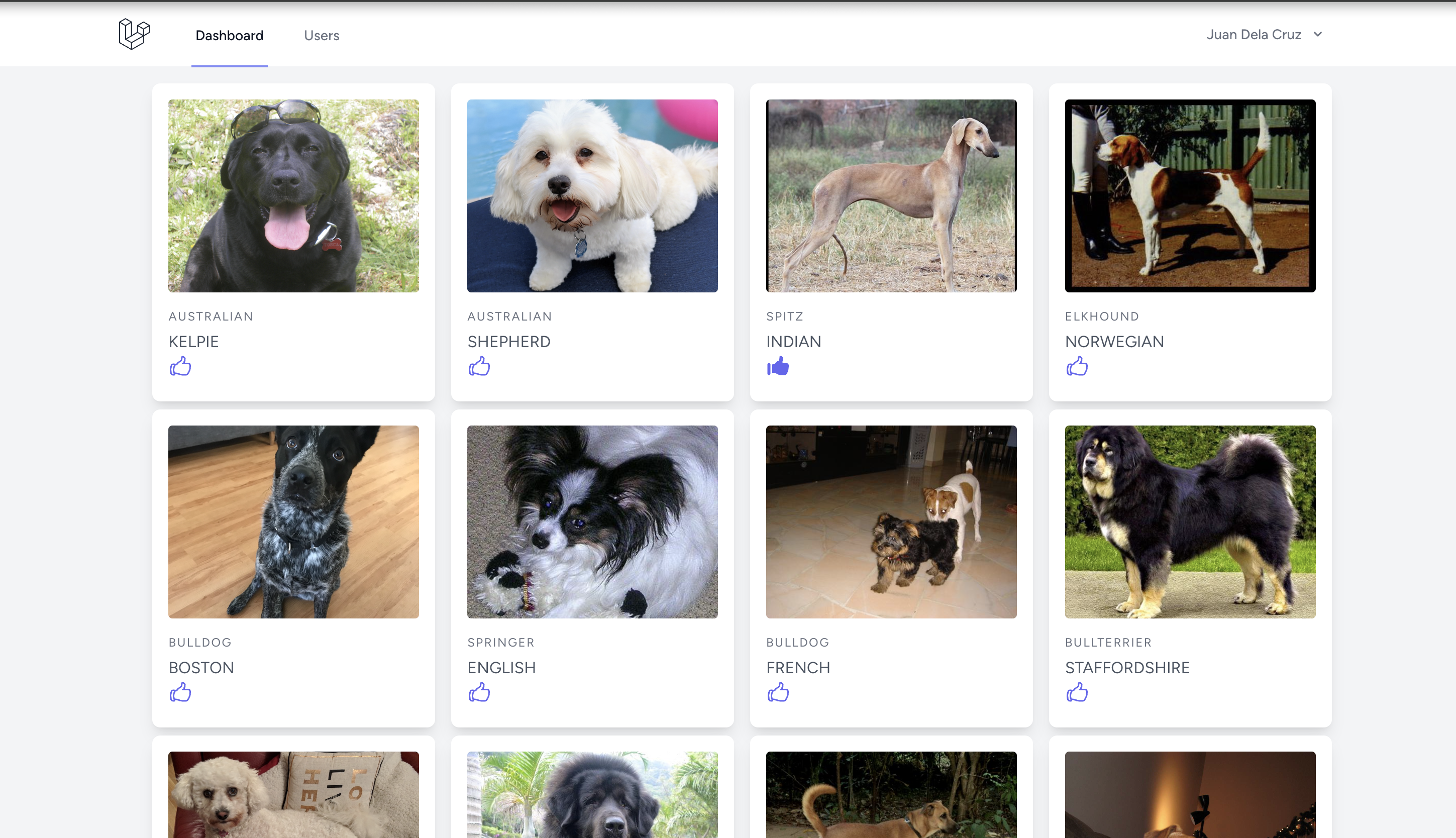 Dog API screenshot